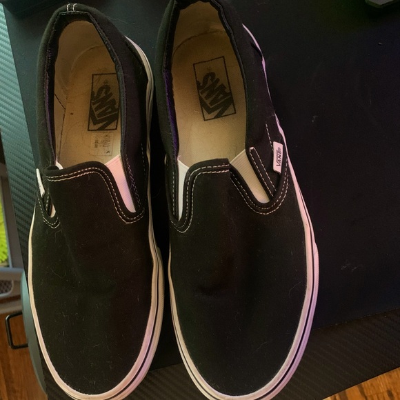 Vans Other - Black And White Slip on Vans